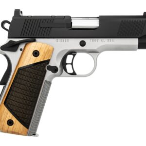 Kimber Next Generation Pro two-tone 9mm 4-inch 1911 pistol with black slide and matte stainless frame