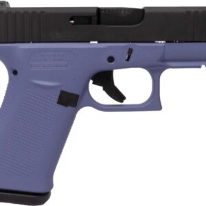 Glock GLK 43X 9mm 10-round black pistol with accessory rail