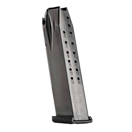 Canik TP9 15-round 9mm magazine black steel and aluminum
