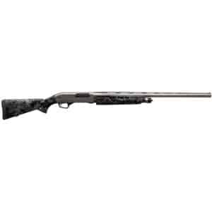 Winchester SXP Hybrid Hunter 12 Gauge 28in pump shotgun with TrueTimber Midnight stock and gray Perma-Cote finish