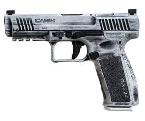 Canik METE SFT 9mm Arctic Distressed Cerakote pistol, optic-ready slide
