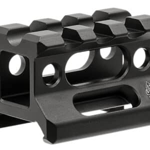 Leapers MTRSX8S Picatinny riser mount matte black anodized aluminum