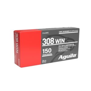 Aguila .308 Win 150 gr FMJ-BT ammunition box image
