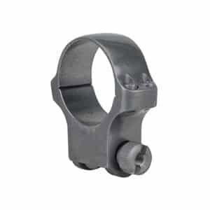 Ruger 30mm high scope ring in target gray single steel mount
