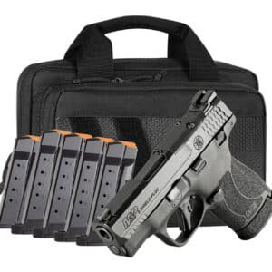 Smith & Wesson M&P Shield Plus Optics Ready 9mm 3.1 inch bundle, front view