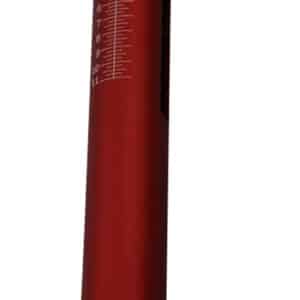 Birchwood Casey TRGSCL Trigger Scale Red Aluminum Body with Stainless Steel Trigger Pull & Rubber Black Handle for Firearms