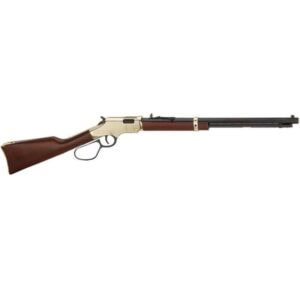 Henry Golden Boy large-loop lever rifle .22 20in octagon barrel walnut stock Brasslite receiver