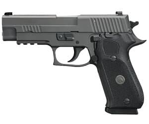 Sig Sauer P220 Legion 10mm full-size pistol, 5-inch barrel, Legion Gray finish, black G10 grips