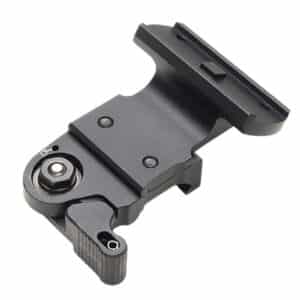 Larue Tactical LT724 Micro Offset CQB Mount mounted on rail, side view