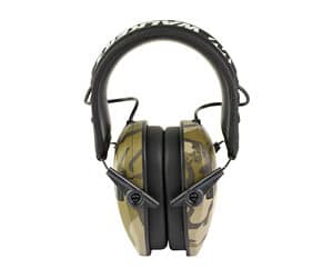 Walker's Razor Slim Electronic Earmuffs in Mossy Oak Bottomland, 23 dB NRR