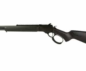 Rossi R95 Trapper Triple Black .44 Magnum 16.5 inch threaded barrel lever action rifle with black wood stock