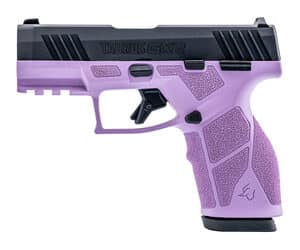 Taurus GX2 9mm pistol light purple frame black slide 3.38in barrel two 13-round magazines