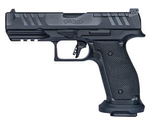 Walther PDP SF Pro full-size 9mm pistol, 4.5in barrel, black steel frame, optic-ready slide