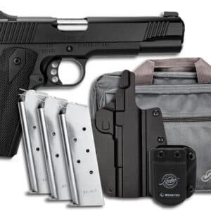 Kimber Custom LW Club Bundle .45 ACP 5 in. pistol with three magazines, holster and range bag