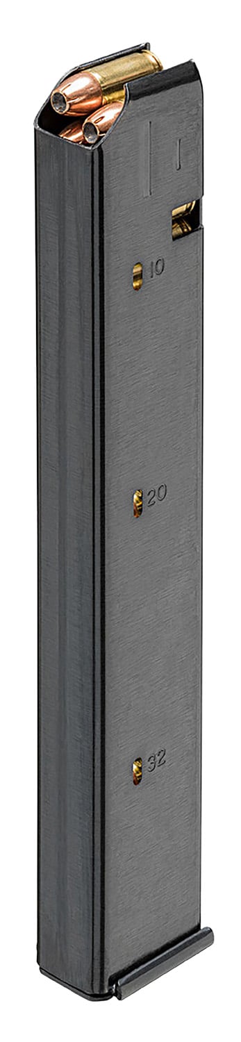 Springfield Armory SAINT Victor 9mm 32-round stainless steel magazine with black nitride finish