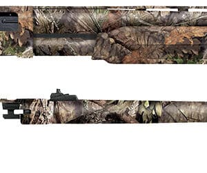Mossberg 500 12 Gauge combo with 28in vent rib barrel and 24in rifled slug barrel in Mossy Oak