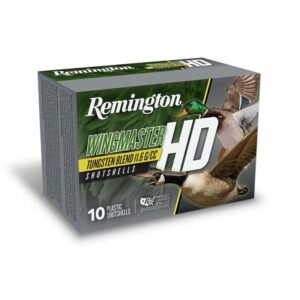 Remington Wingmaster HD 12 Gauge 3-inch #4 1-1/4oz shotshell box