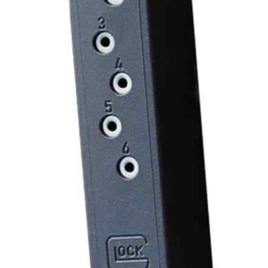 Glock G43 6-round 9mm magazine black polymer