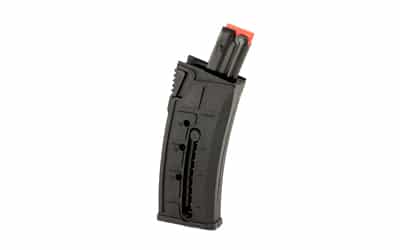 Mossberg 702 Plinkster 25rd .22 LR black polymer magazine with loader
