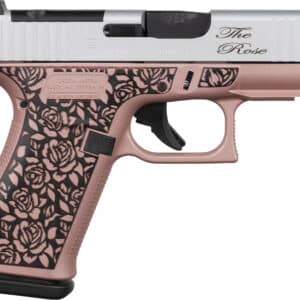 Glock GLK 43XMOS 9MM 10R Rose RG SA pistol, right-side view