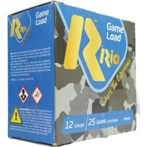 Rio Top Game HV 12 ga 2 3/4 inch shotshells box, 25-count