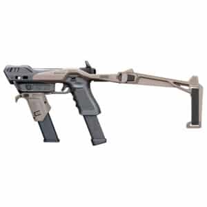 Recover Tactical 20/20N tan pistol stabilizer kit compatible with double-stack Glock pistols