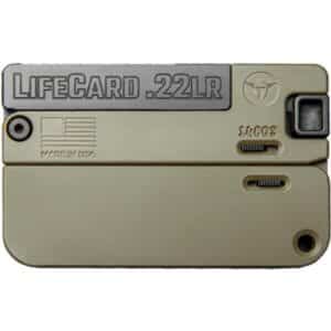 Trailblazer LifeCard .22 LR single-action folding pistol polymer handle Noveske Bazooka Green