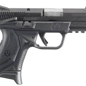 Ruger American Compact 9mm 3.55in barrel black nitride slide polymer frame Novak sights