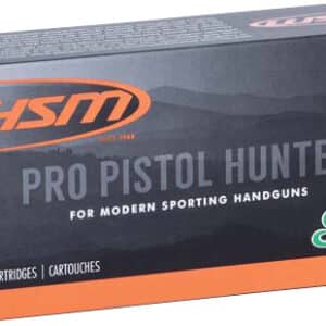 HSM Pro Pistol .460 S&W Magnum 300 gr JSP ammunition box