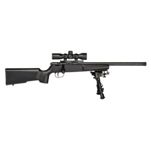 Savage Rascal Target XP .22 LR single-shot rifle with 4x32 scope and bipod