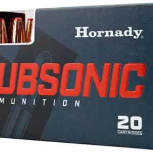 Hornady Subsonic .45-70 Government 410 gr Sub-X jacketed hollow point 20rd box