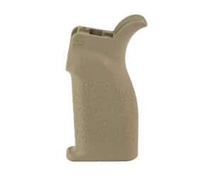 Edgar Sherman Design Granite Beavertail AR-15 rifle grip in Flat Dark Earth, matte finish