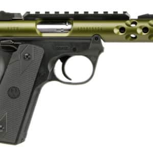 Ruger RUG MKIV 2245 LT 22 4.4 GRN DE pistol, left-side view