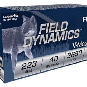 Fiocchi Extrema 223 Rem 40 gr V-MAX ammunition 50 round box