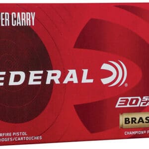 Federal Champion .30 Super Carry 90 gr FMJ 50 round box