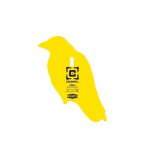Caldwell AR500 Crow Steel Hanging Target Yellow, 3/8" AR500 steel