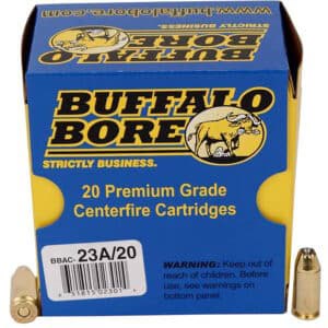 Buffalo Bore Heavy Strictly Business 40 S&W +P 155gr JHP 20-count box