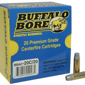 Buffalo Bore .38 Special 158gr lead semi-wadcutter hollow point ammunition box