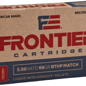 Hornady Frontier 5.56 NATO 68gr BTHP Match 20rd box