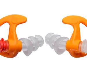 SureFire EP4 Sonic Defender Plus ear plugs in orange, medium size
