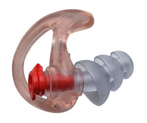 SureFire EP4 Sonic Defenders Plus medium clear earplugs, NRR 24 dB