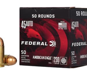 Federal American Eagle .45 ACP 230 grain FMJ 50-count box image