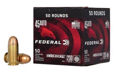 Federal American Eagle .45 ACP 230 grain FMJ 50-count box image