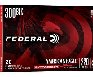 Federal American Eagle 300 AAC Blackout 220gr Subsonic 20rd box
