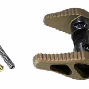 Timber Creek AMBI SS ambidextrous safety selector in burnt bronze aluminum for Mil‑Spec lower receivers