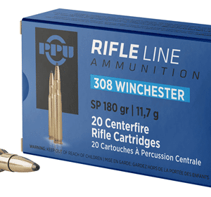 PPU PP3083 .308 Win 180gr SP 20rd Box