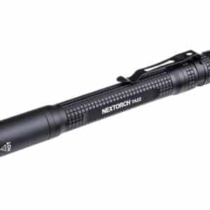 NEXTORCH TA22 Tri-Mode tactical penlight in black, 850 lumens, USB-C rechargeable