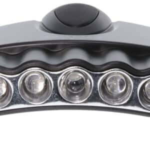 Cyclops Orion 5-LED hat clip light, black, 27 lumens, white LEDs