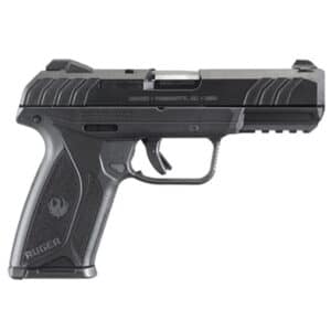 Ruger Security-9 9mm handgun with 4-inch blued barrel and black polymer frame