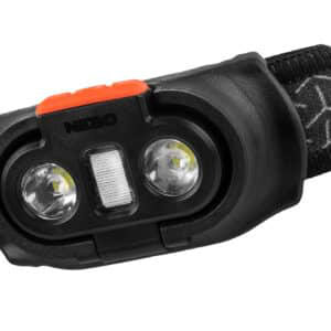 NEBO EINSTEIN 1000 FLEX headlamp in black showing lamp and headband